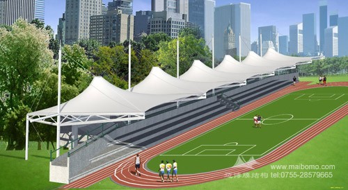 體育看臺(tái)膜結(jié)構(gòu)、廣東學(xué)校體育看臺(tái)膜結(jié)構(gòu)
