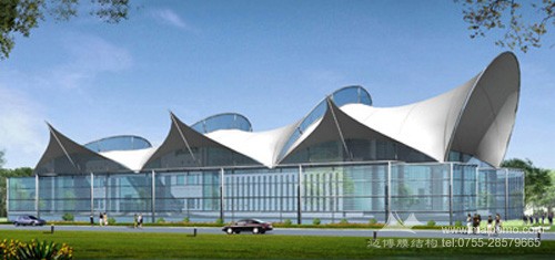 羽毛球館膜結構一