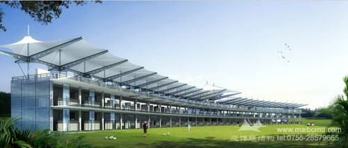 高爾夫發(fā)球臺膜結(jié)構(gòu)一