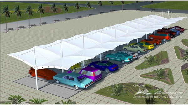 停車棚膜結(jié)構(gòu)四