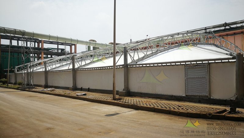 安徽銅陵污水池膜加蓋及除臭