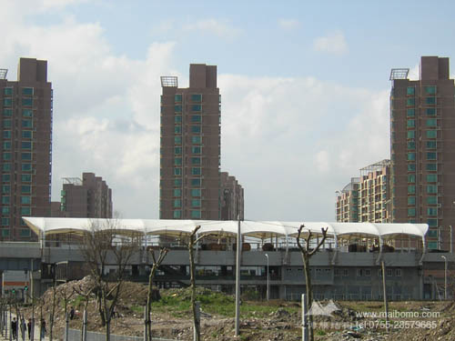 深圳軌道交通站臺膜結(jié)構(gòu)遮陽罩棚